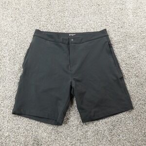 Stoic Shorts Mens 34 Gray Chino Backcountry Hiking Climbing Outdoor Stretch